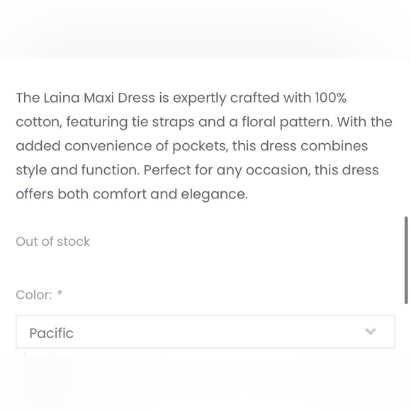 BNWT floral maxi dress by PRIV. - Picture 4 of 8